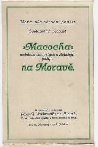 157958. Macocha nedaleko sloupských a žlebských jeskyň na Moravě : moravská národní pověst