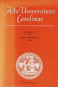 105937. Acta Universitatis Carolinae - Philologica - Slavica Pragensia XXXIX - Prostor pro tvorbu, Sborník k nedožitým osmdesátinám prof. M. Drozdy