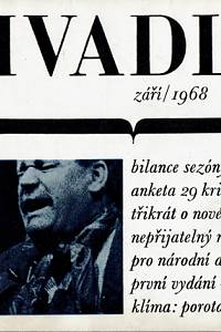 157409. Divadlo, Ročník XIX., číslo 7 (září 1968)