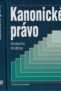 158610. Hrdina, Ignác Antonín – Kanonické právo