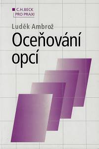 158019. Ambrož, Luděk – Oceňování opcí