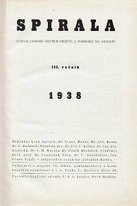 Spirála, Magazín objevů a pokroků XX. století, III. ročník (1938)