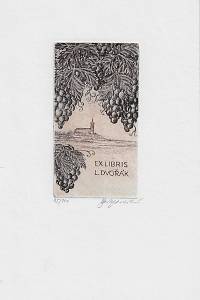 213519. Vychodilová, Olga – Ex libris L. Dvořák