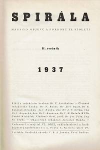 Spirála, Magazín objevů a pokroků XX. století, II. ročník (1937)