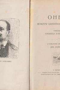 D'Annunzio, Gabriele – Oheň, Romány granátového jablka