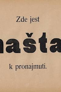 158239. Fuchs, Hynek – Zde jest maštal k pronajmutí