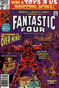 159688. Lee, Stan – Stan Lee Presents: The Fantastic Four! Vol. 1, No. 93 (October) - The Power of the Over-Mind!