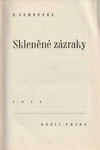 159824. Scheffel, Fritz – Skleněné zázraky + exlibris