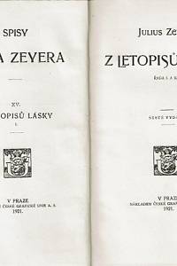 Zeyer, Julius – Z letopisů lásky, Řada I. a II.