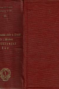 158375. Bloudek, František / Groušl, Antonín / Michek, Josef – Živnostenský řád ze dne 20. prosince 1859, č. 227 ř. z., [...]