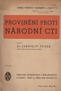 158384. Fusek, Jaroslav – Provinění proti národní cti