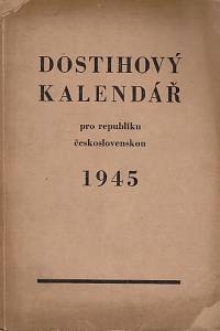 159912. Dostihový kalendář pro republiku československou 1945