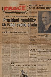 158393. Práce : list revolučního odborového hnutí. Ročník IV., číslo 133 (8. června 1948)