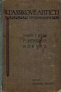 158411. Maro, Publius Vergilius – Výbor z básní P. Vergilia Marona