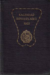 159308. Kapesní kalendář kovodělníků na rok 1922. Ročník XIV.