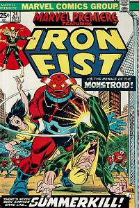 159315. Claremont, Chris / Broderick, Pat – Marvel Premiere & Iron Fist, Vol. 1, No. 24 (September 1975) - Iron Fist, the Living Waepon!