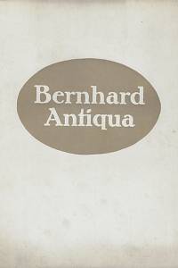 149325. Bernhard Antiqua. Heft XXXXII, Fett & Mager