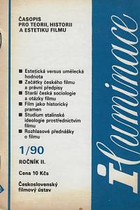 160051. Iluminace : časopis pro teorii, historii a estetiku filmu. Ročník II. číslo 1 (1990)