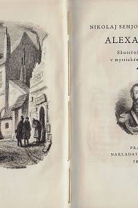 Lěskov, Nikolaj Semjonovič – Alexandrit : skutečná událost v mystickém zabarvení / Nikolaj Semjnovič Lěškov ; čtyřmi litografiemi vyzdobil Karel Müller