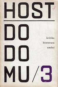 148185. Host do domu, Kritika, literatura, umění, Ročník XI., číslo 3 (1964)