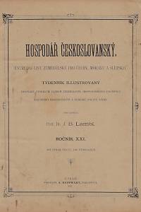 160090. Hospodář českoslovanský : ústřední list zemědělský pro Čechy, Moravu a Slezsko. Ročník XXI. (1891)