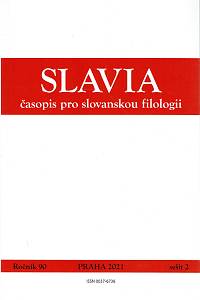 160729. Slavia, Časopis pro slovanskou filologii, Ročník XC., sešit 2 (2021)