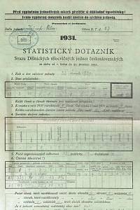 Silaba, R. – Statistika Svazu dělnických tělocvičných jednot československých za rok 1930