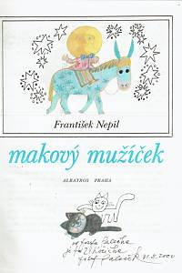 Nepil, František – Makový mužíček (podpis+kresba)