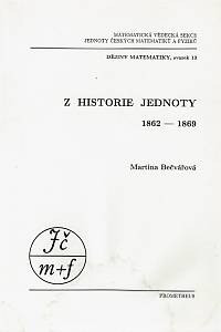 159381. Bečvářová, Martina – Z historie Jednoty 1862-1869