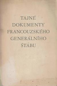 159386. Tajné dokumenty francouzského generálního štábu