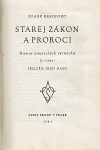 Bradford, Roark – Starej zákon a proroci, Humor amerických černochů