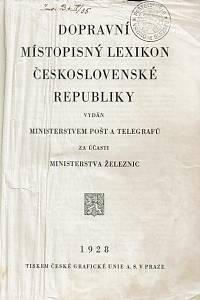 Dopravní místopisný lexikon Československé republiky