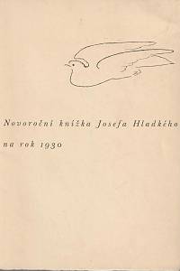 161544. B/B/B – Novoroční knížka Josefa Hladkého na rok 1930