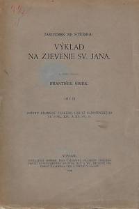 161572. Jakoubek ze Stříbra – Výklad na Zjevenie sv. Jana. Díl II.