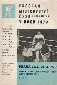 Rohování : odborný měsíčník, Ročník III.-VII. (konvolut 20 čísel) ; Judo - Zápas - Vzpírání - Rohování, Ročník X. (konvolut 5 čísel) ; Program mistovství ČSSR jednotlivců v boxu 1979