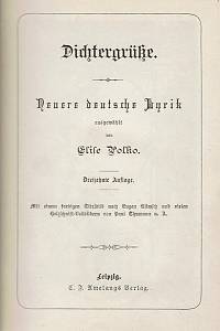 Polko, Elise – Dichtergrüße : neuere deutsche Lyrik