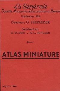 161117. Zeerleder, G. / Eckert, E. / Schuler, A.C. – Atlas miniature