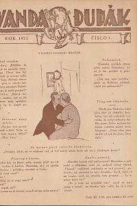 Švanda dudák : humoristický čtrnáctideník, Ročník 35 (1925) ; Kalendář Švandy dudáka 1926