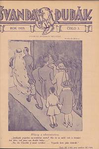 Švanda dudák : humoristický čtrnáctideník, Ročník 35 (1925) ; Kalendář Švandy dudáka 1926