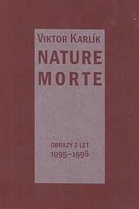 161619. Karlík, Viktor – Nature Morte (obrazy z let 1995-1996)