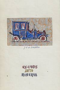 Oberthor, Karel – Auto ex-libris : 1900-1920 : [soubor 10 návrhů na exlibris]