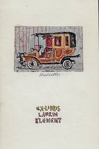 Oberthor, Karel – Auto ex-libris : 1900-1920 : [soubor 10 návrhů na exlibris]