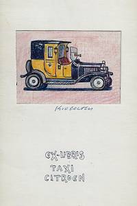 Oberthor, Karel – Auto ex-libris : 1900-1920 : [soubor 10 návrhů na exlibris]