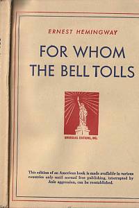 161643. Hemingway, Ernest – For Whom the Bell Tolls