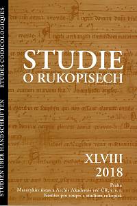 160501. Studie o rukopisech XLVIII (2018)