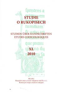 160504. Studie o rukopisech XL (2010)