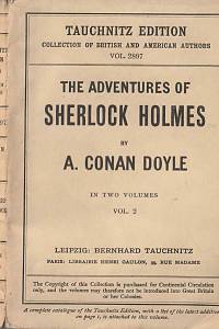 161646. Doyle, Arthur Conan – The Adventures of Sherlock Holmes, vol. 2 (torzo)