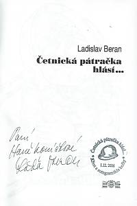 Beran, Ladislav – Četnická pátračka hlásí... (podpis)