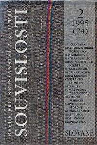 161213. Souvislosti : revue pro křesťanství a kulturu. Rok 1995, číslo 2 (24) - Slované