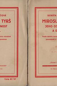 161238. Tyršová, Renáta – Miroslav Tyrš : jeho osobnost a dílo : podle zápisků, korespondence, rukopisné pozůstalosti a mých vzpomínek / Renáta Tyršová (podpis)